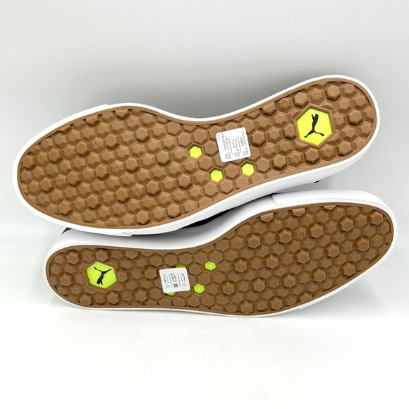 Puma Womens Size 11 Tustin Fusion Black White Spikeless Golf Shoes - Picture 9 of 14